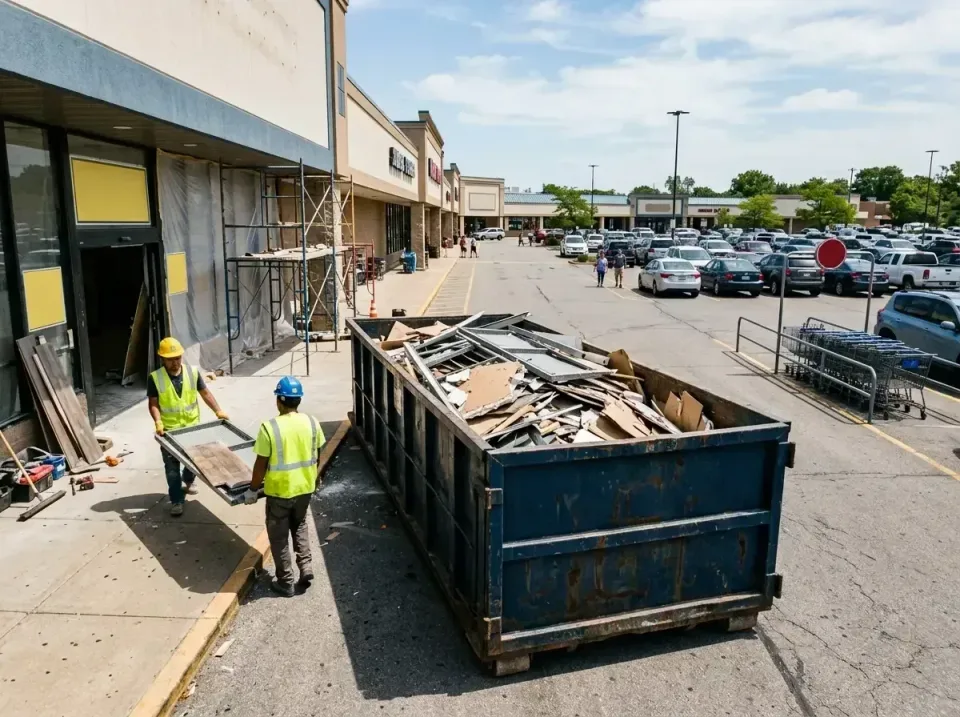 retail-store-renovation-debris-003 — frequently asked questions, Roll-off Dumpster Rentals in Baker City, OR